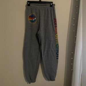Barely worn Aviator Nation sweatpants